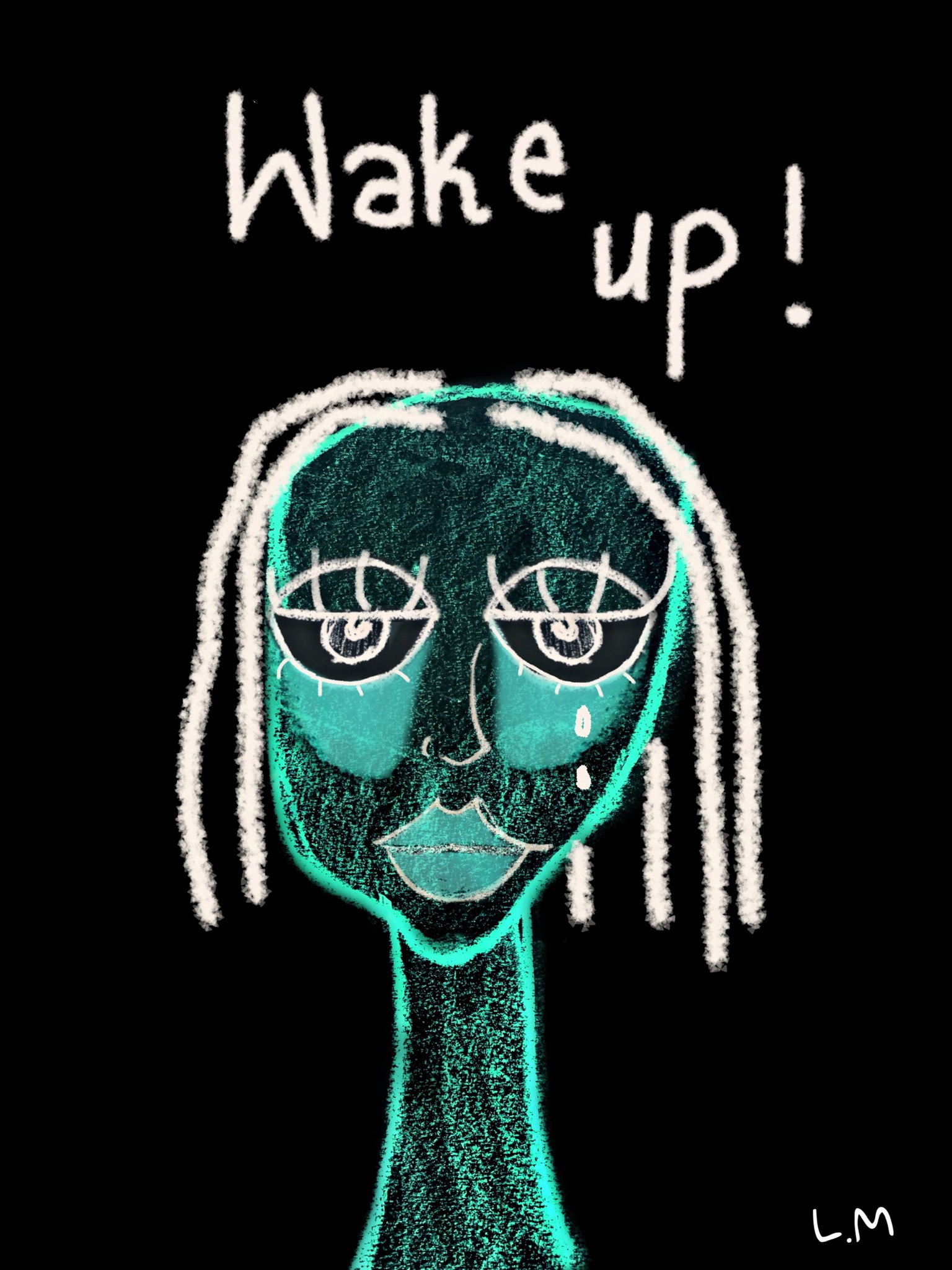 Plakat „waku up”