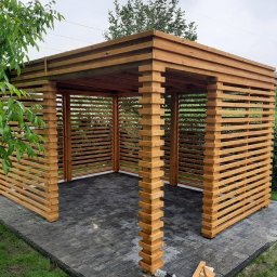 Nowoczesna altana drewniana SEWILLA