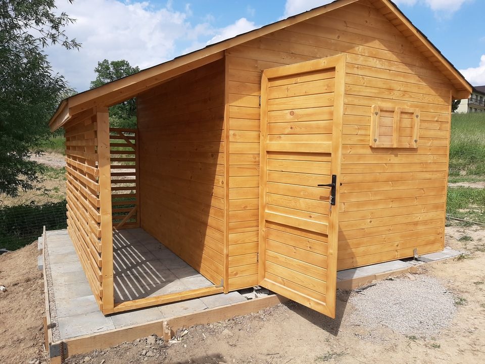 Domek narzędziowy z drewutnią KRYSTIAN