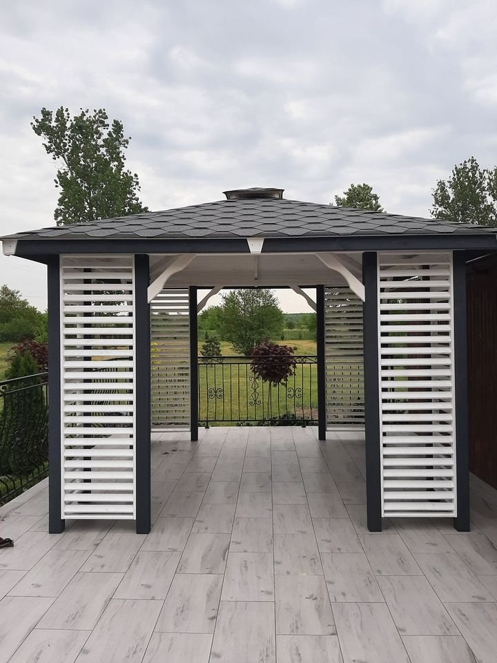 Altana drewniana nowoczesna 3 × 4 ROMA