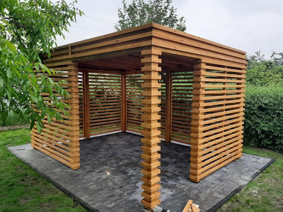 Nowoczesna altana drewniana SEWILLA