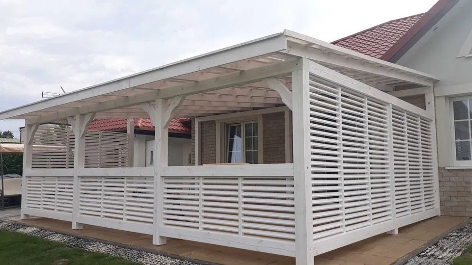 Zabudowanie tarasu żaluzja