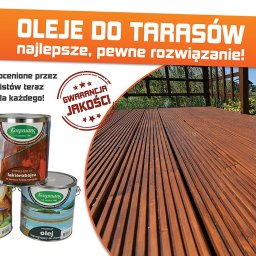 Najlepsze oleje i impregnaty do drewna już teraz dostępne nie tylko dla profesjonalistów. www.elegro.pl