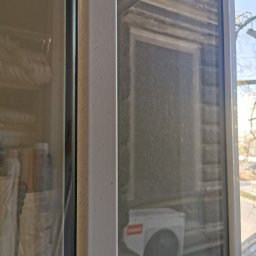 Okno przed myciem.