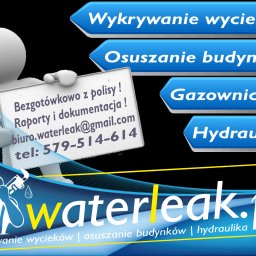 Lokalizacja wycieków wody / Osuszanie budynków / usługi Hydrauliczne