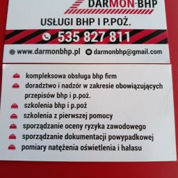 Firma Usługowo - Szkoleniowa DARMON-BHP - Szkolenia Biznesowe Poddębice