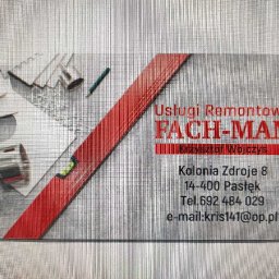 FACH-MAN Usługi Remontowe Krzysztof Wojczys - Sucha Zabudowa Pasłęk