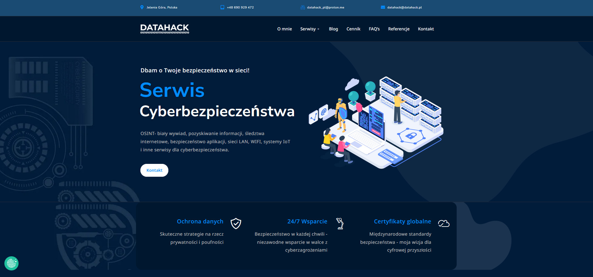 Strona internetowa serwisu.