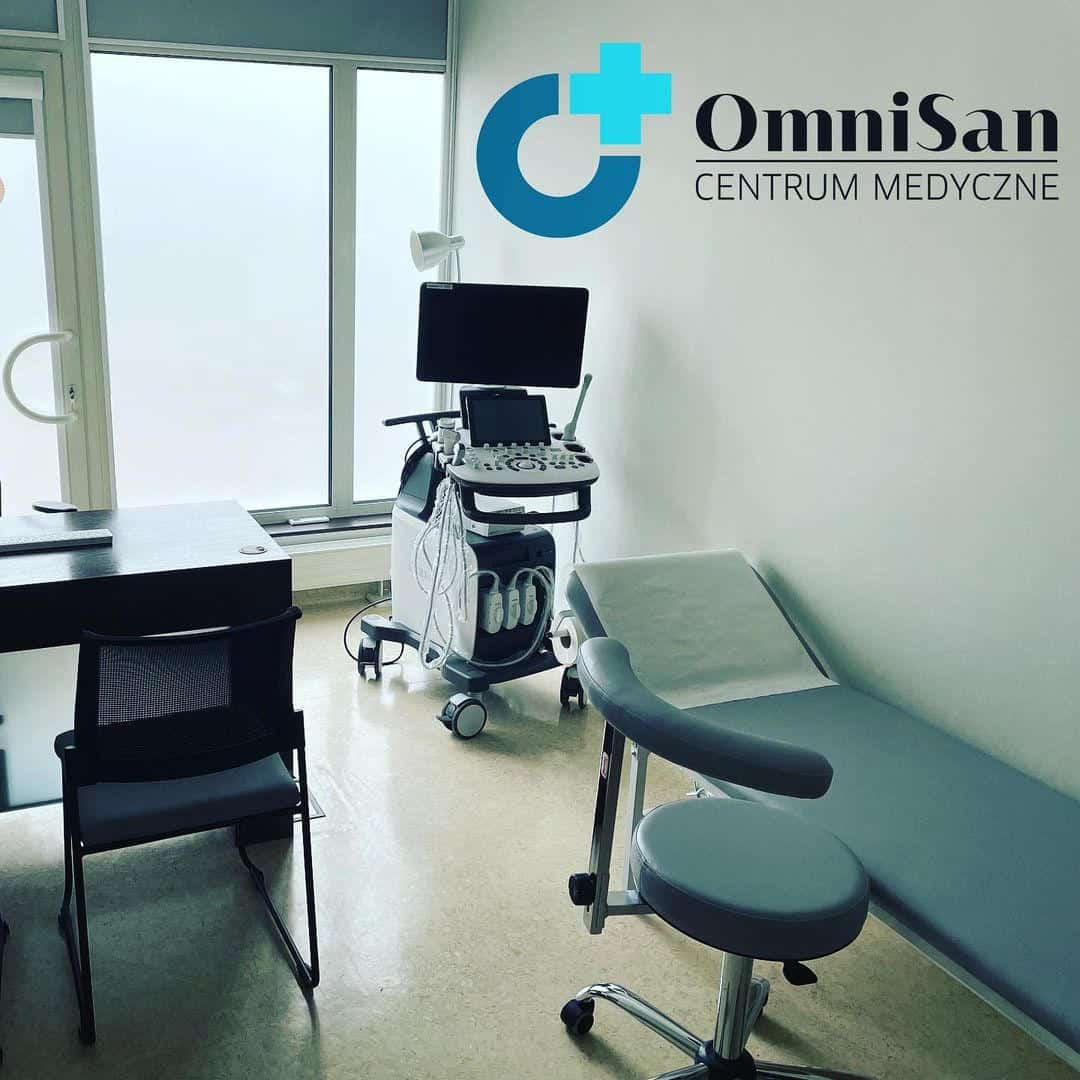 Jeden z gabinetów specjalistycznych do wizyty w Omnisan Wrocław.
