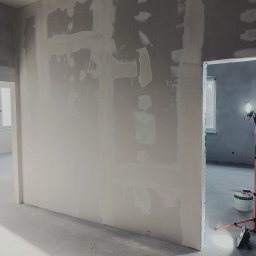 Ścianka z kartongipsu wykończenia wnętrz 