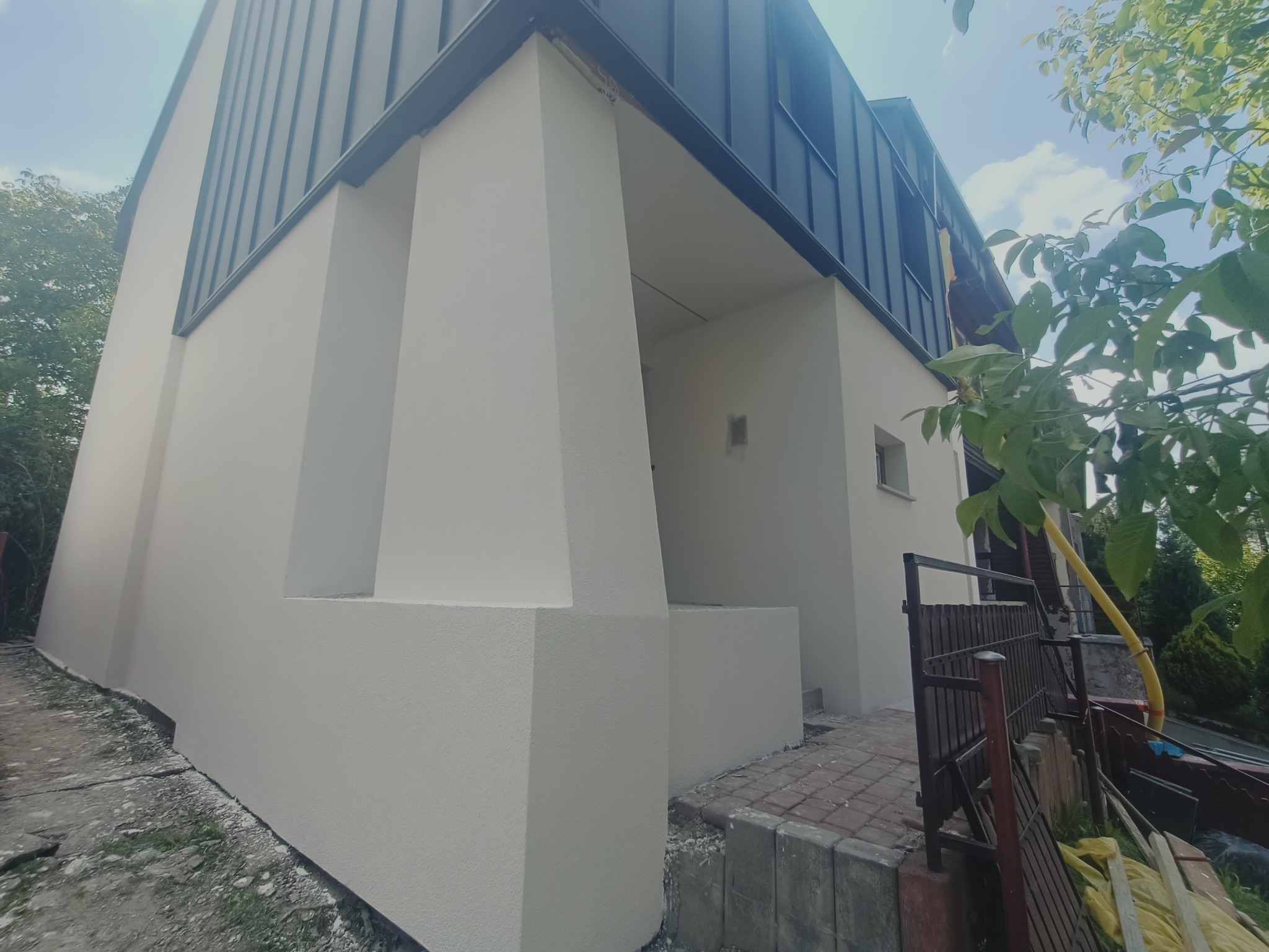 Elewacja prywatnego budynku