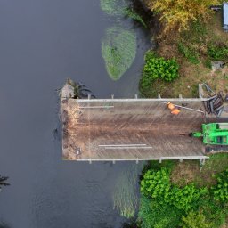 Dokumentacja fotograficzna budowy z drona