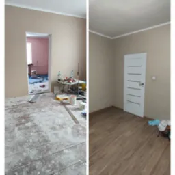 Układanie paneli i montaż drzwi