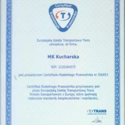 Usługi transportowe, przeprowadzki