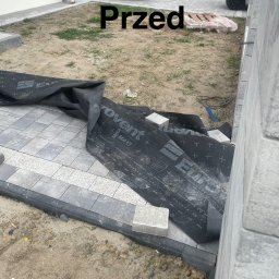 Usługi Czyszczące Robert Minikowski - Realizacja ogrodu przed i po wykonaniu prac.