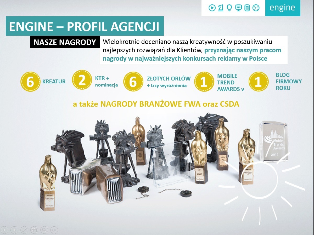 Wielokrotnie doceniono naszą kreatywność na najbardziej prestiżowych konkursach reklamowych i marketingowych w Polsce.