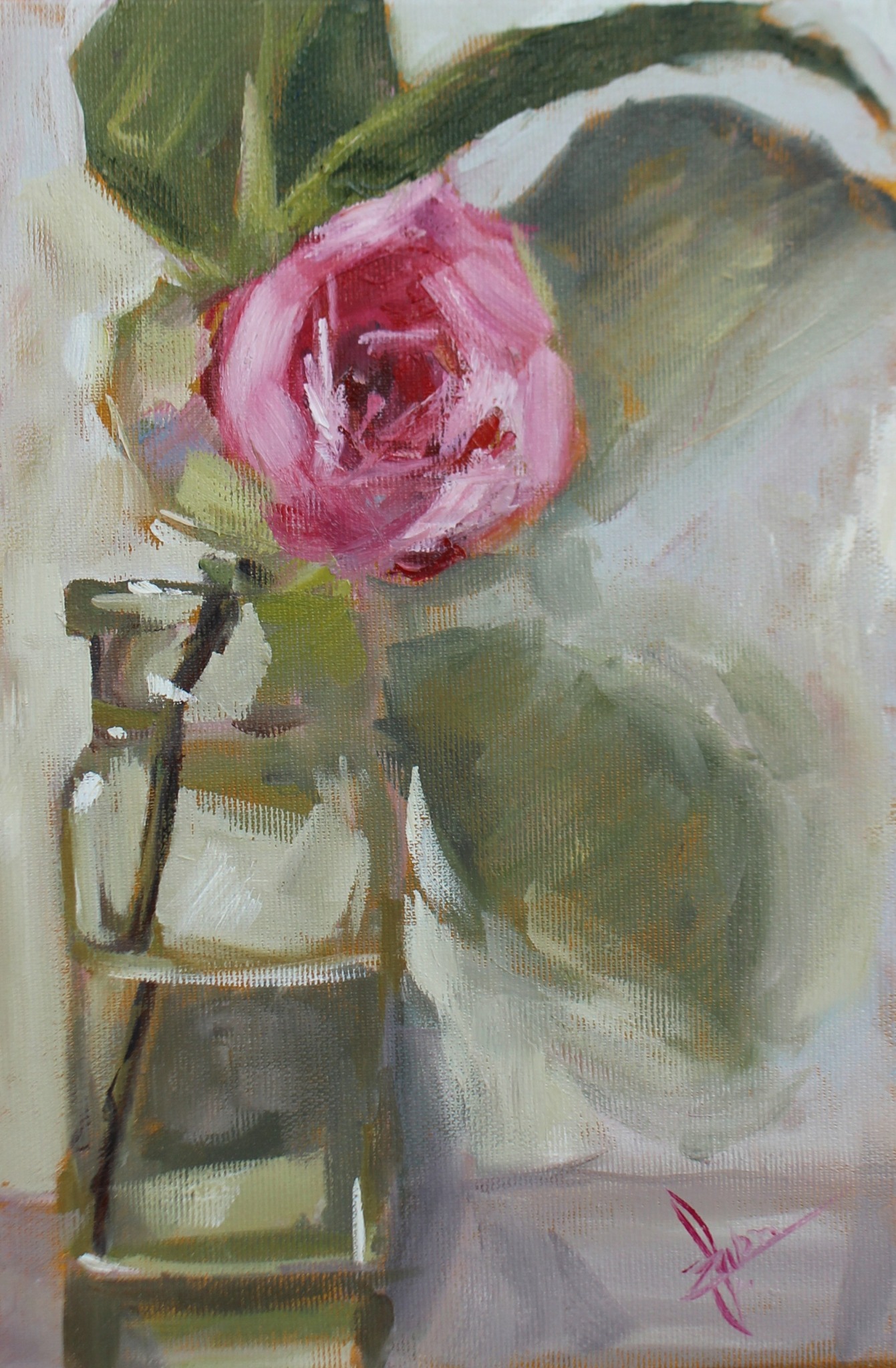 Obraz olejny alla prima format 30x20cm, rok 2020