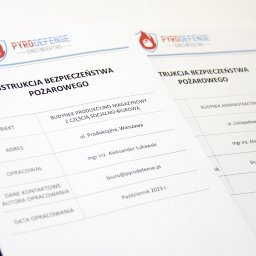 Opracowanie dokumentacji PPOŻ, Instrukcji Bezpieczeństwa Pożarowego