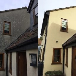 Mdc Michał Góra - Dom wyczyszczony z najgorszego , a następnie pomalowany farbą Tikkurila