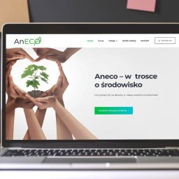 Nowoczesna strona internetowa dla Aneco