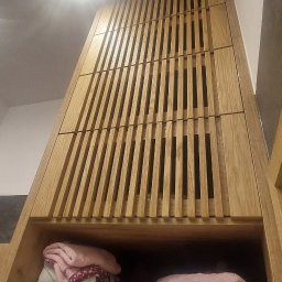 Mateusz Kowalczuk - Fronty lamelowane, płyta stolarska fornirowana dębowa na ramie dębowej