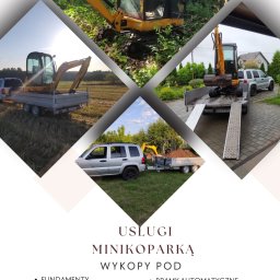 Usługi minikoparką - Biologiczne Oczyszczalnie Ściek&oacute;w Chmielnik