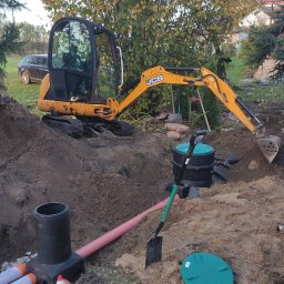 Wykop pod instalacje Chmielnik 1