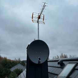 montaż anteny