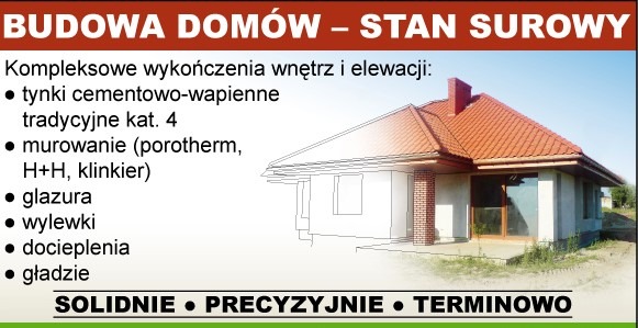 Wizualizacja domu w stanie surowym otwartym, z częściowo wykończoną elewacją z cegły klinkierowej, z widocznym dachem z czerwonej dachówki i oknami, połączona z liniowym szkicem projektu.