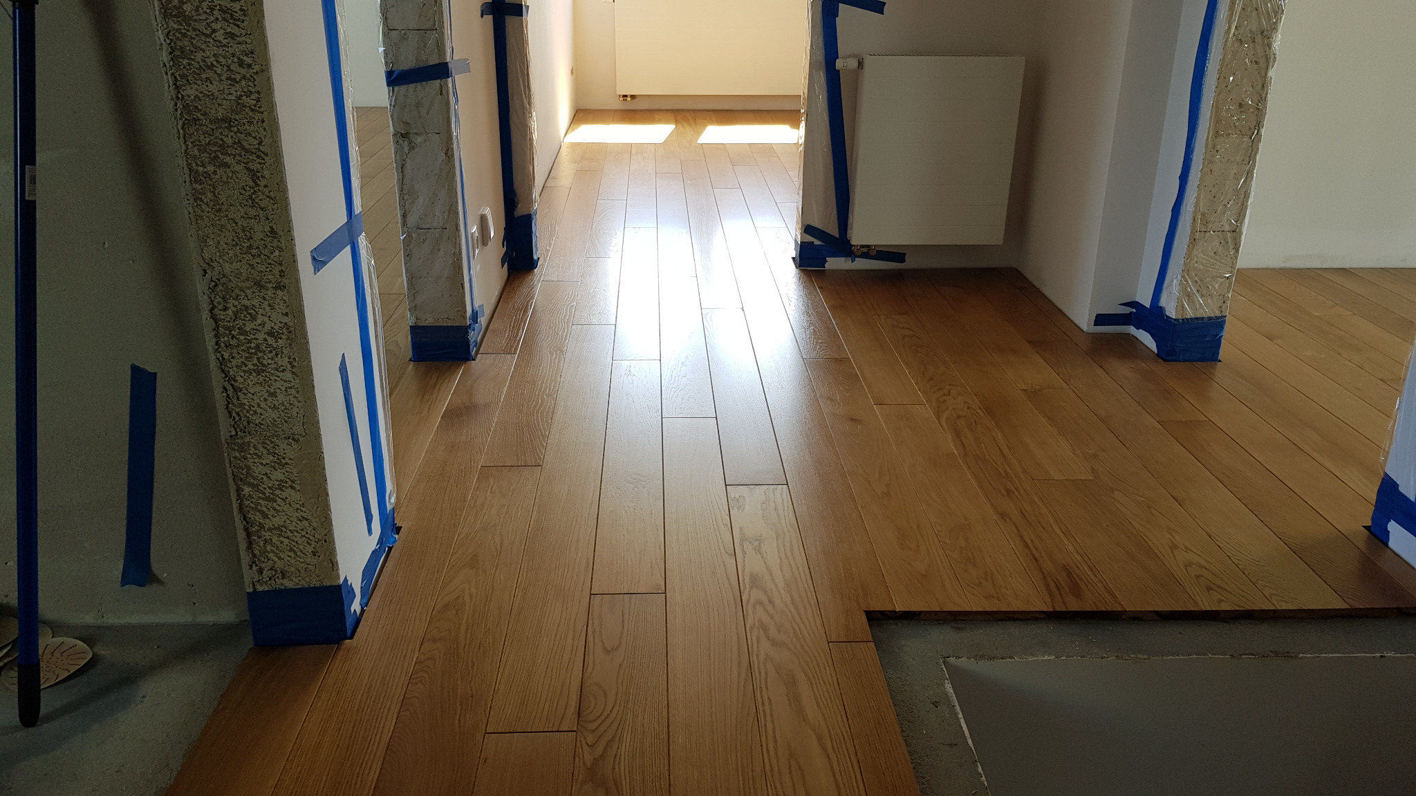 Dąb fazowany lakierowany mat