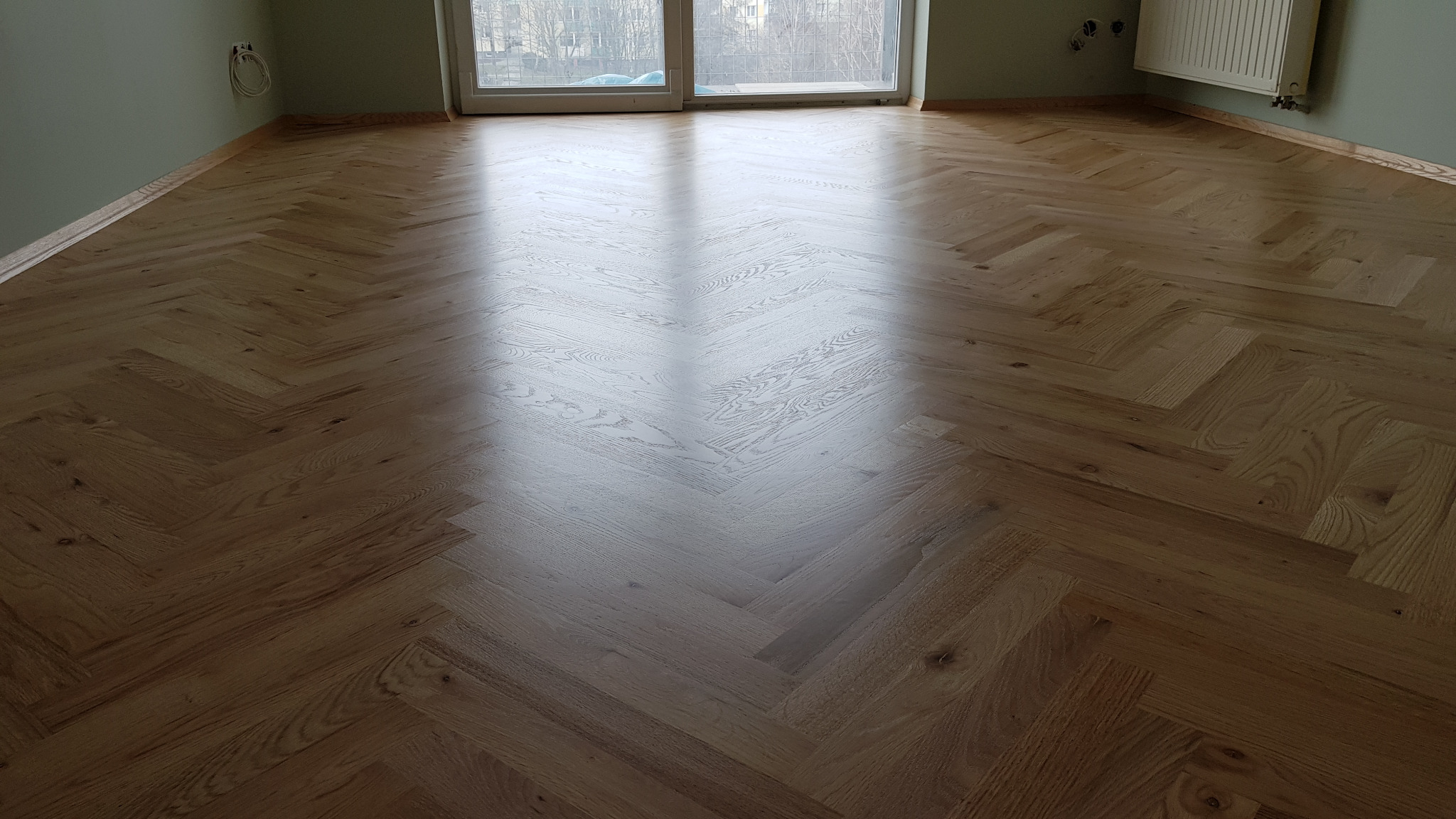 Dąb czerwony lakierowany