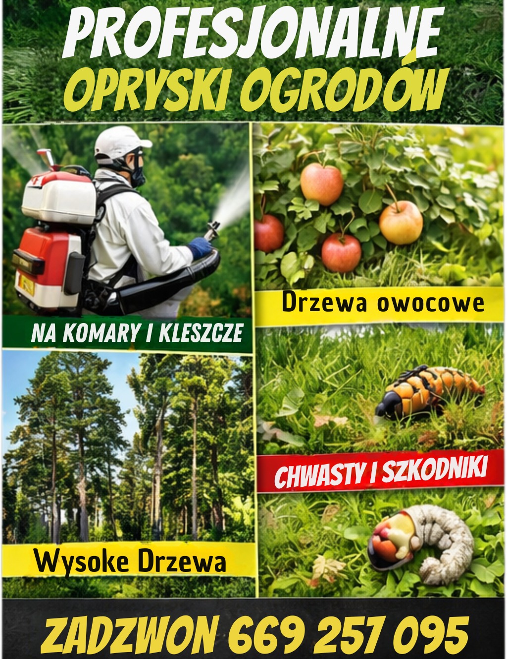 Opryski w Ogrodzie