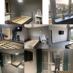 Saranda - montaż podłóg Rafał Trębski - Efekt finalny wraz ze skręcaniem mebli i oklejeniem parapetu.