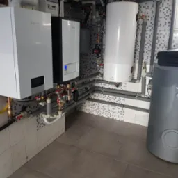 Montaż hybrydowego źródła ciepła pompa ciepła +kocioł gazowy