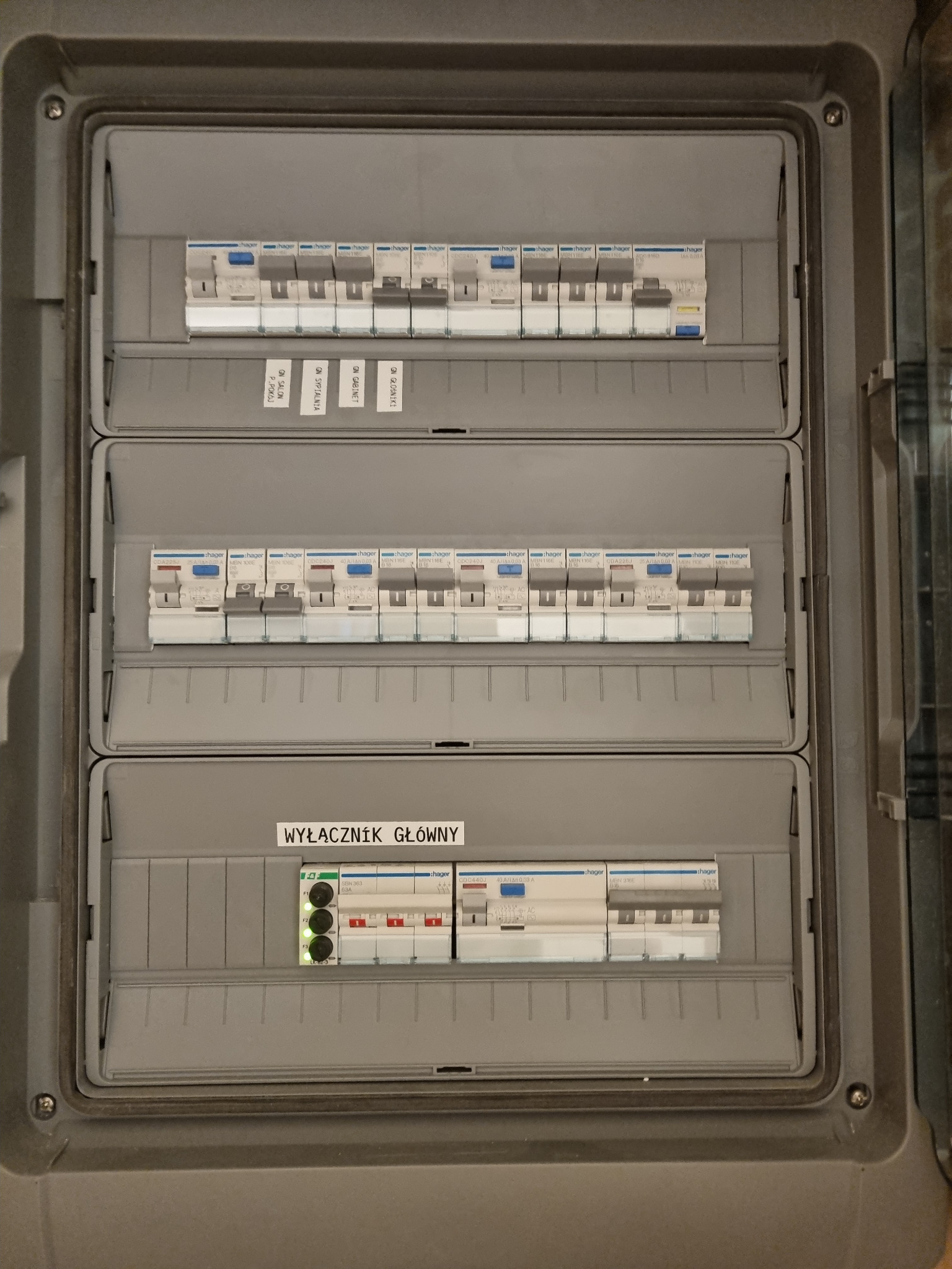 Wymiana starej rozdzielni na nową