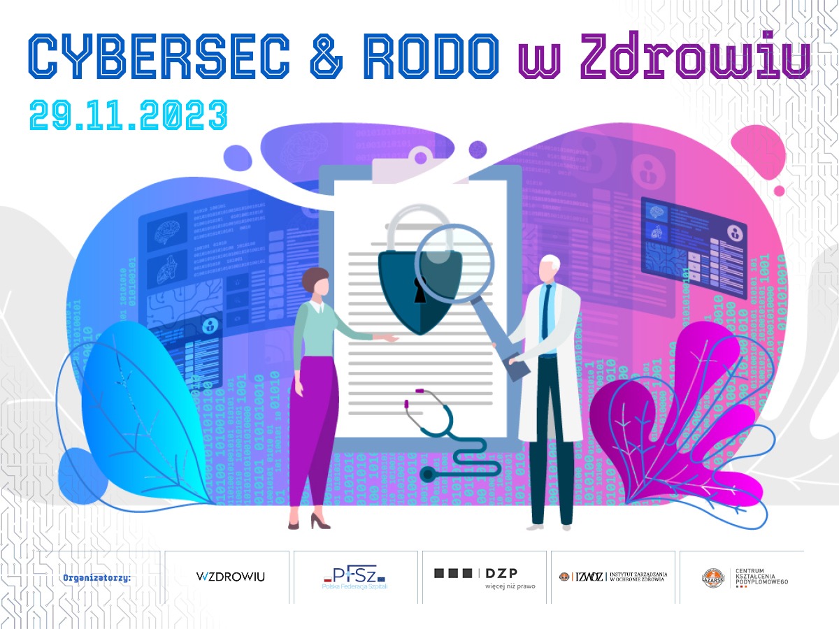 Banner internetowy CYBERSEC & RODO w Zdrowiu