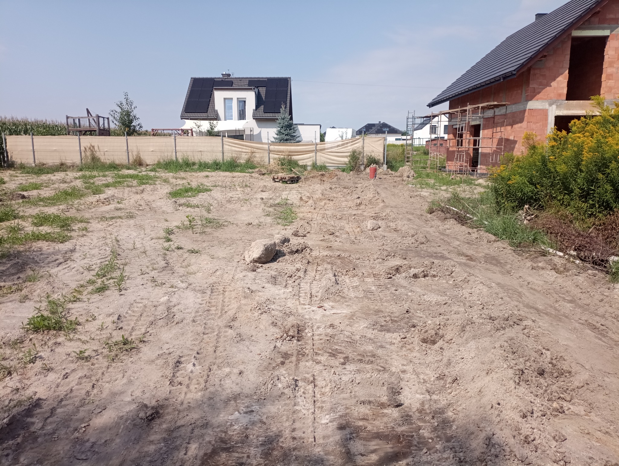 Teren który zastanlismy po przyjezdzie ;)