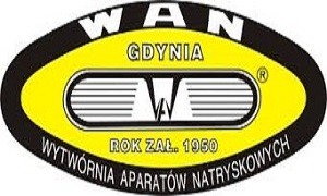 Jesteśmy oficjalnym partnerem handlowym Spółdzielczej Wytwórni Aparatów Natryskowych ' WAN ' w Gdyni.