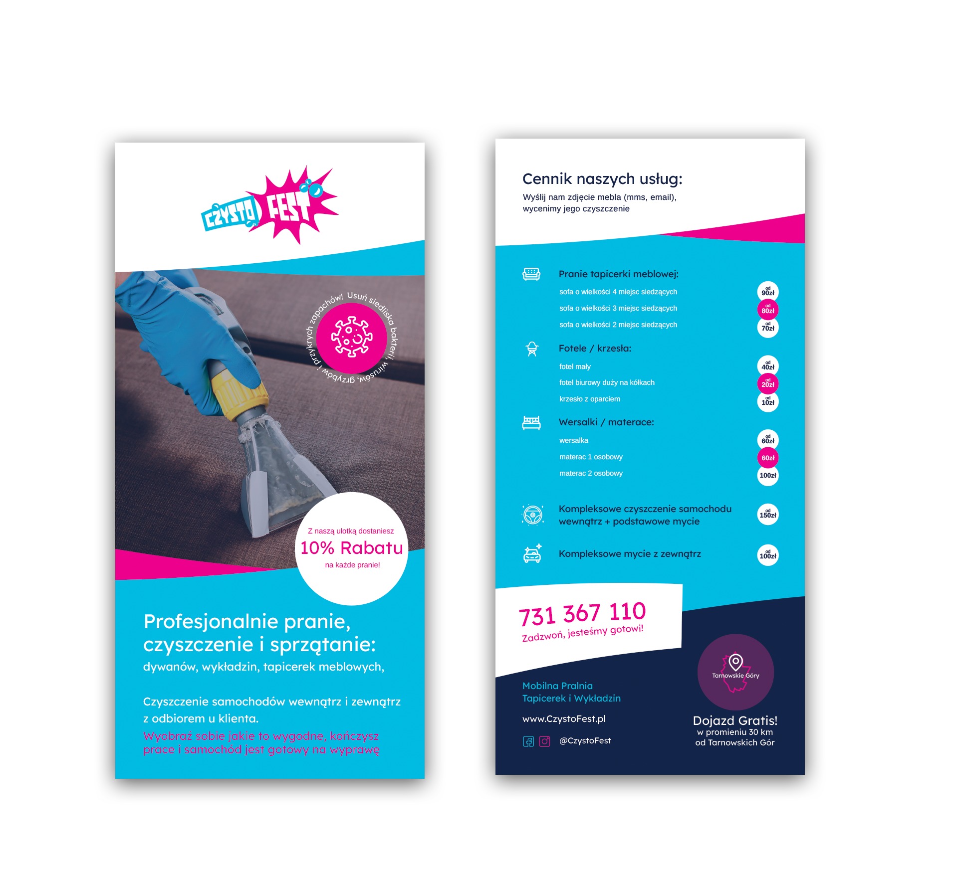 Pranie, czyszczenie, sprzątanie.