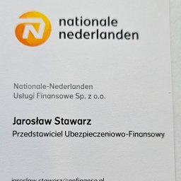 Jarosław Stawarz Przedstawiciel Ubezpieczeniowy Nationale Nederlanden - Firma Ubezpieczeniowa Dębica