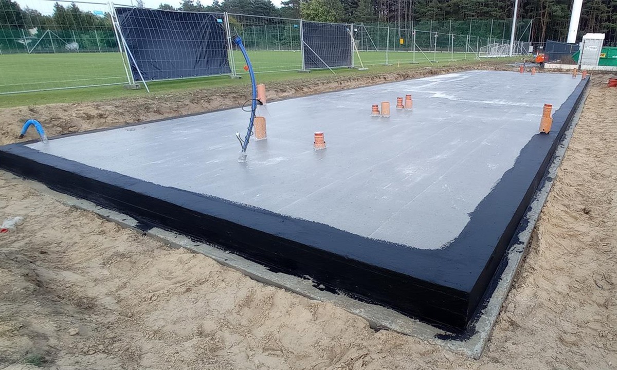 OSIELKO -Budowa pawilonu