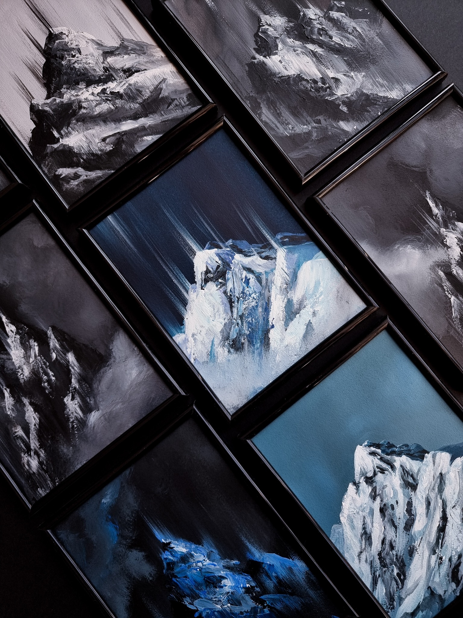 Górskie pejzaże Black Mind Katarzyna Murzyn