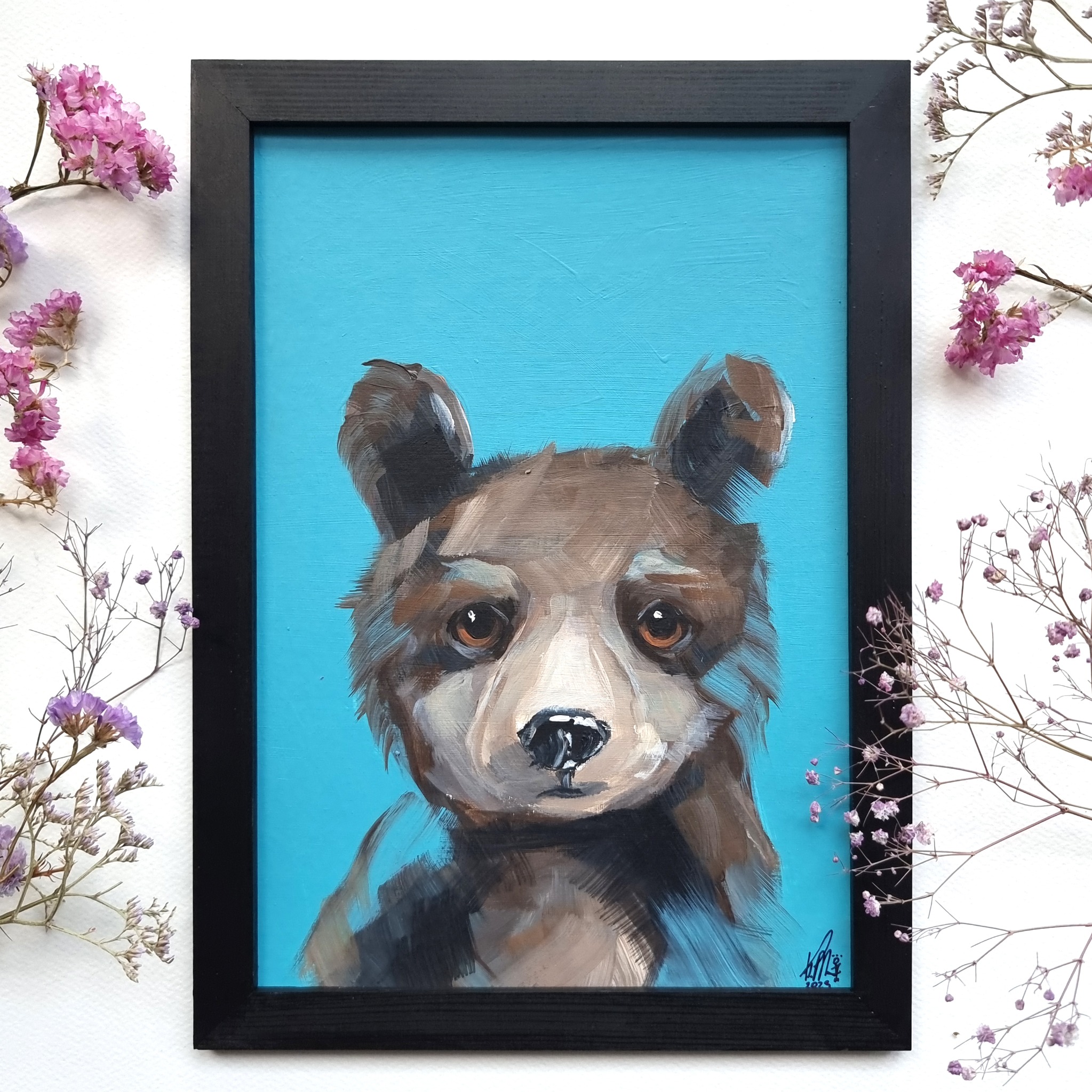 'Miś' - Portret zwierzęcy Black Mind Katarzyna Murzyn