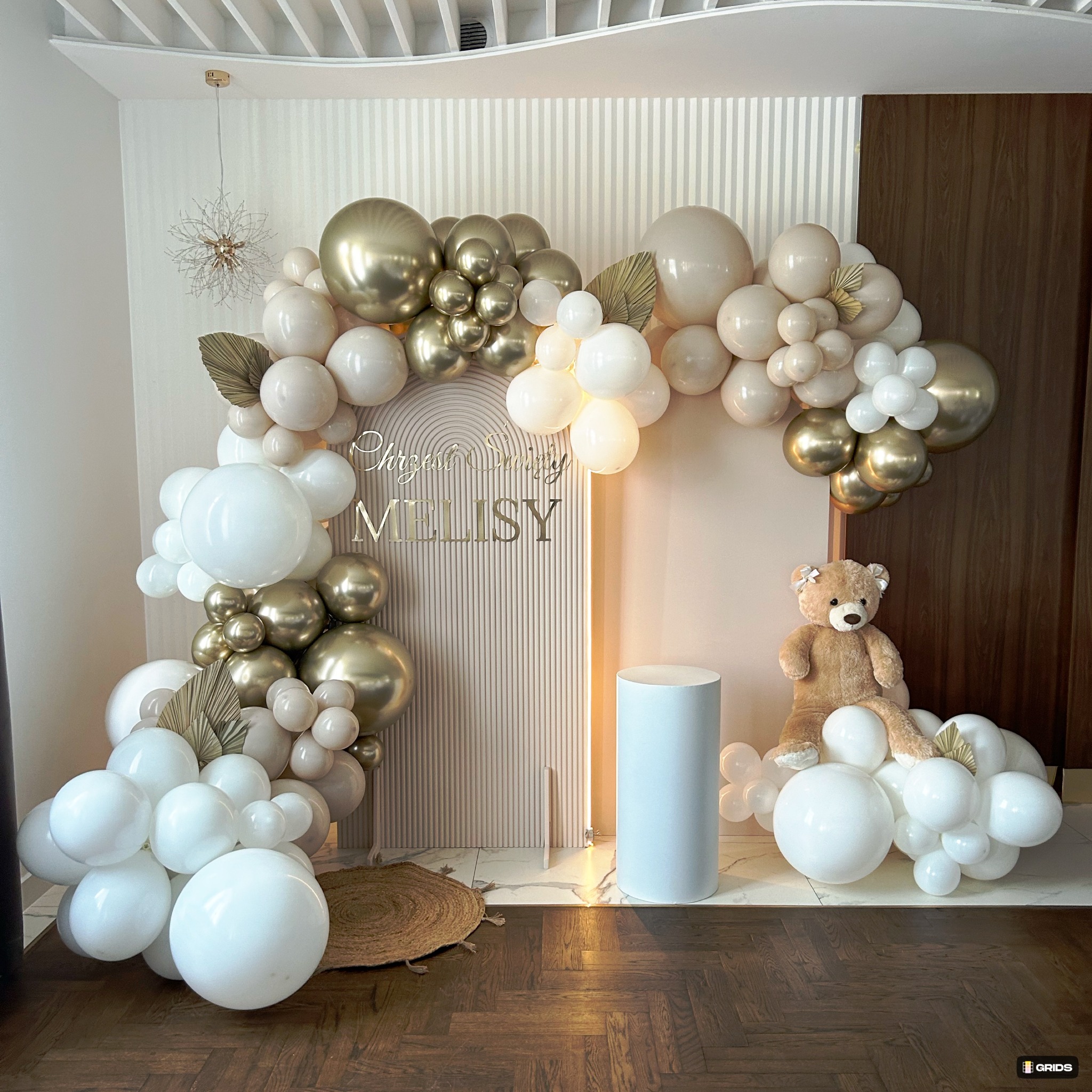 Dekoracja balonowa na Chrzest Święty!