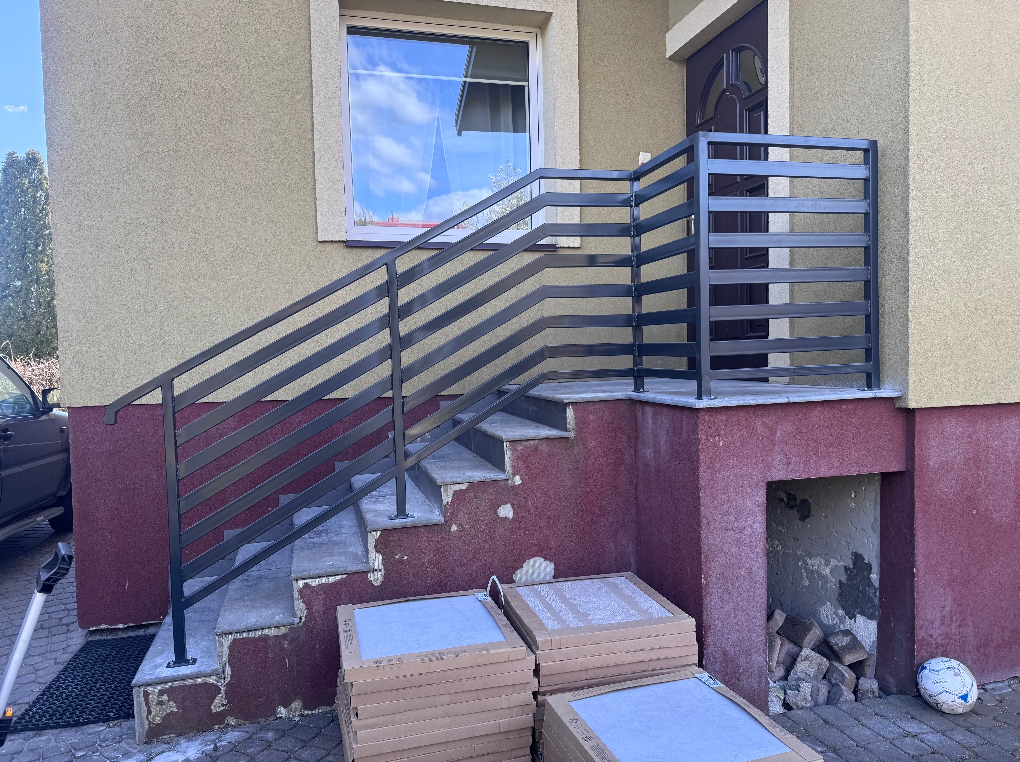 Balustrada schodową naszego klienta