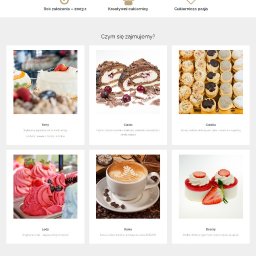 RYCHLAK.DESIGN ROBERT RYCHLAK - Strona internetowa cukierni Partyka ze Stalowej Woli, prezentująca ofertę tortów, ciast, lodów, kawy i deserów. Mapa dojazdu i dane kontaktowe.