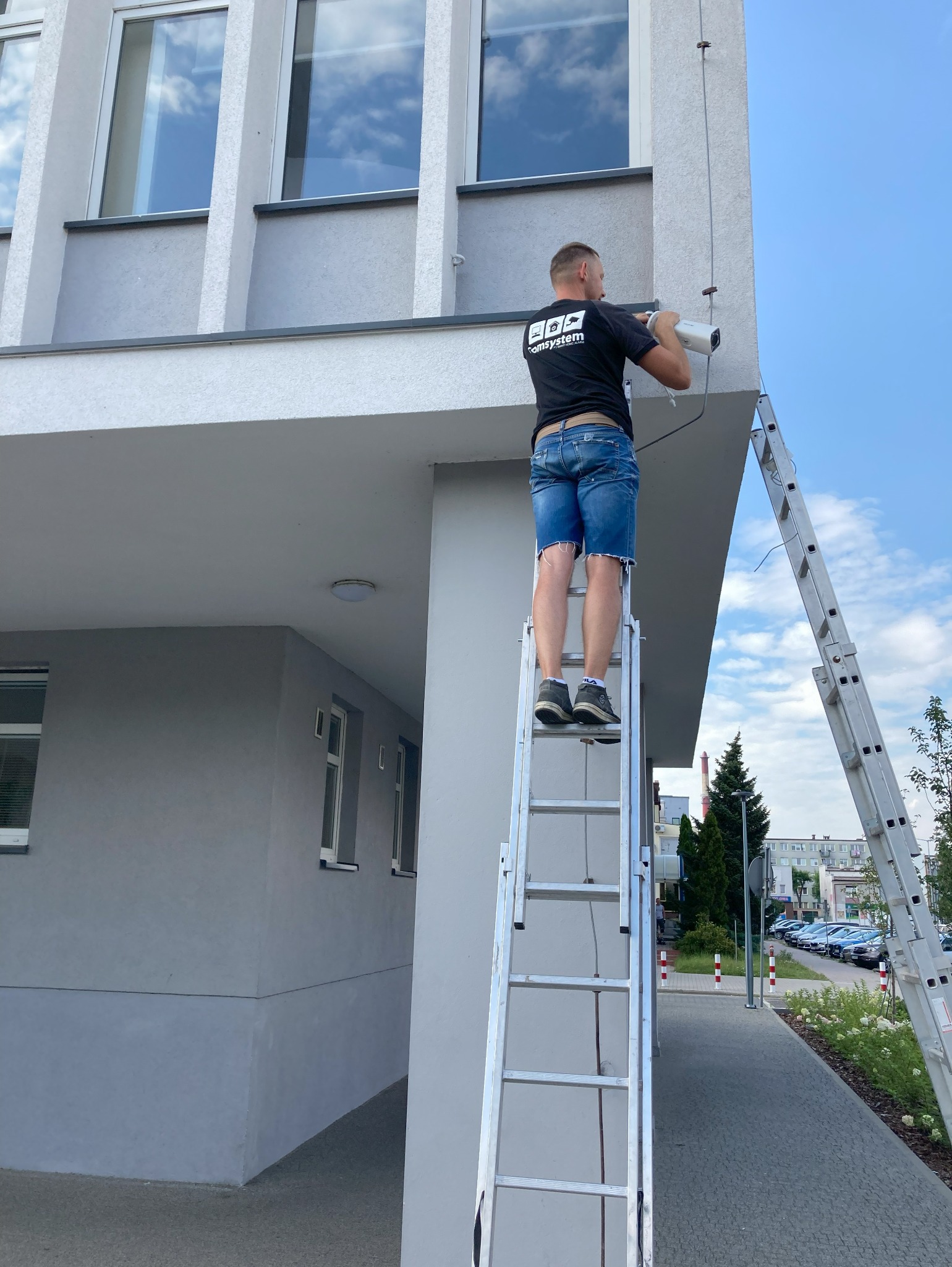 Montaż monitoringu w budynku Starostwa Powiatowego w Kole