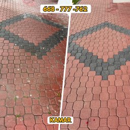 Usuwanie kleju do elewacji z kostki brukowej