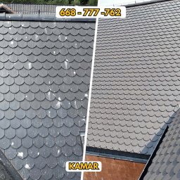 KAMAR - Czyszczenie dachówki karpiówka,