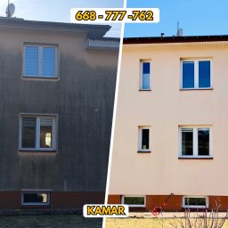KAMAR - Mycie elewacji gorącą wodą Podkarpacie firma KAMAR